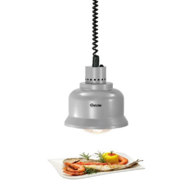  Θερμαντική λυχνία με σύστημα αιώρησης - ανύψωσης ασημί ματ 114278 